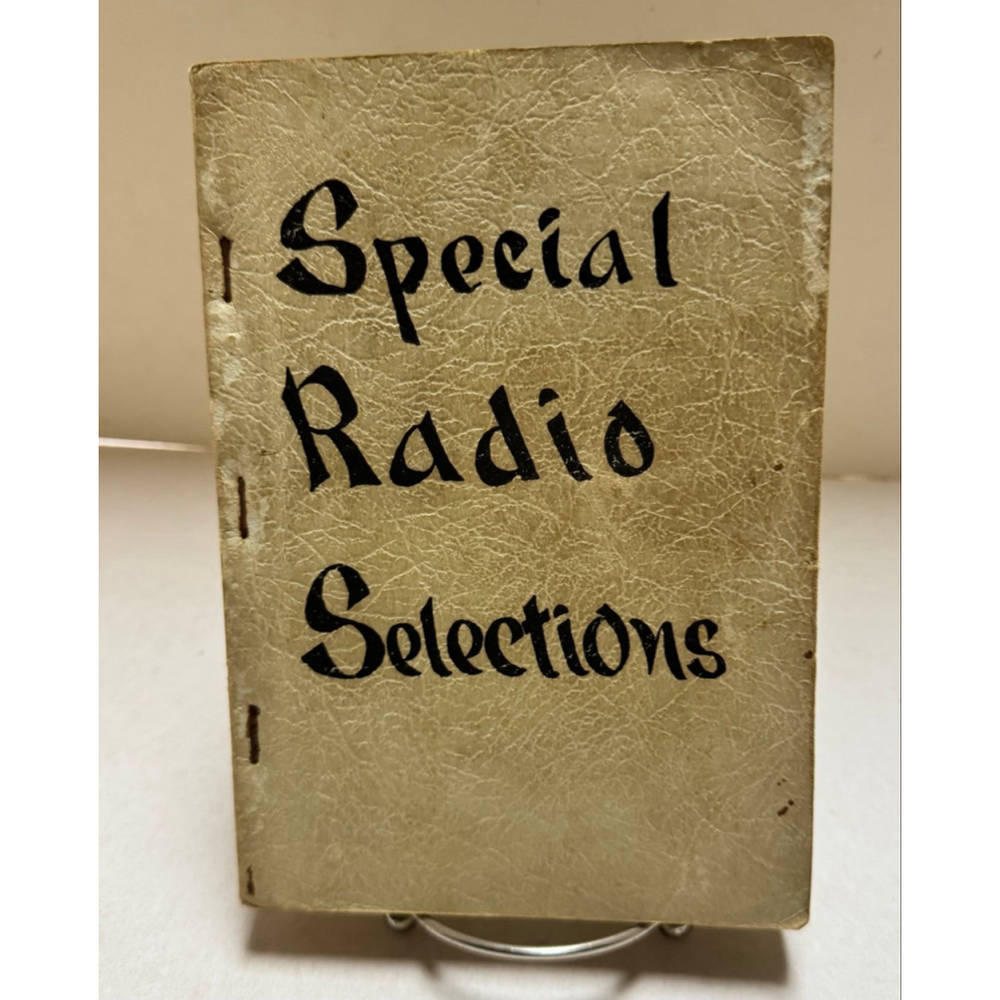 "Special Radio Selections" Song Book by Stamps-Baxter 1943 Gospel Song Book